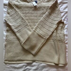 NWT Ladies Gap Crochet Sweater